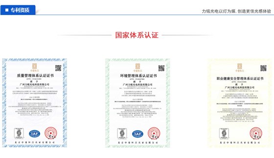 電動(dòng)翻轉(zhuǎn)嵌入式LED會(huì)議燈力銘光電專(zhuān)利資質(zhì)